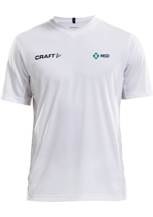 Men's V-neck sports T-shirt